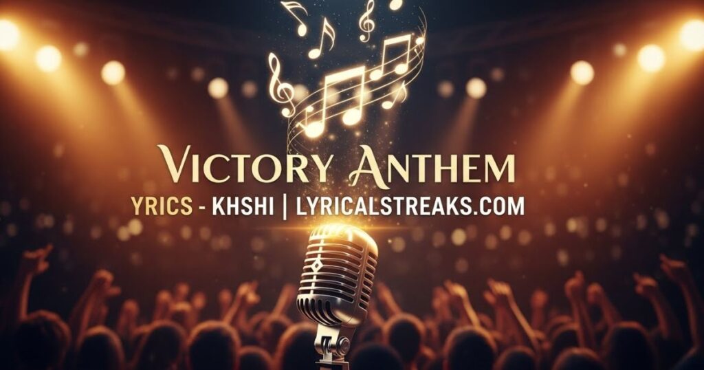 Victory Anthem Lyrics – Khushi |  lyricalstreaks.com