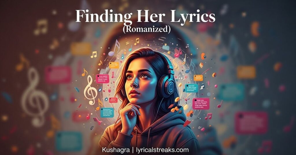 Finding Her Lyrics (Romanized) Kushagra |  lyricalstreaks.com