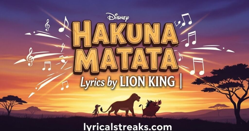 Hakuna Matata Lyrics by LION KING | lyricalstreaks.com