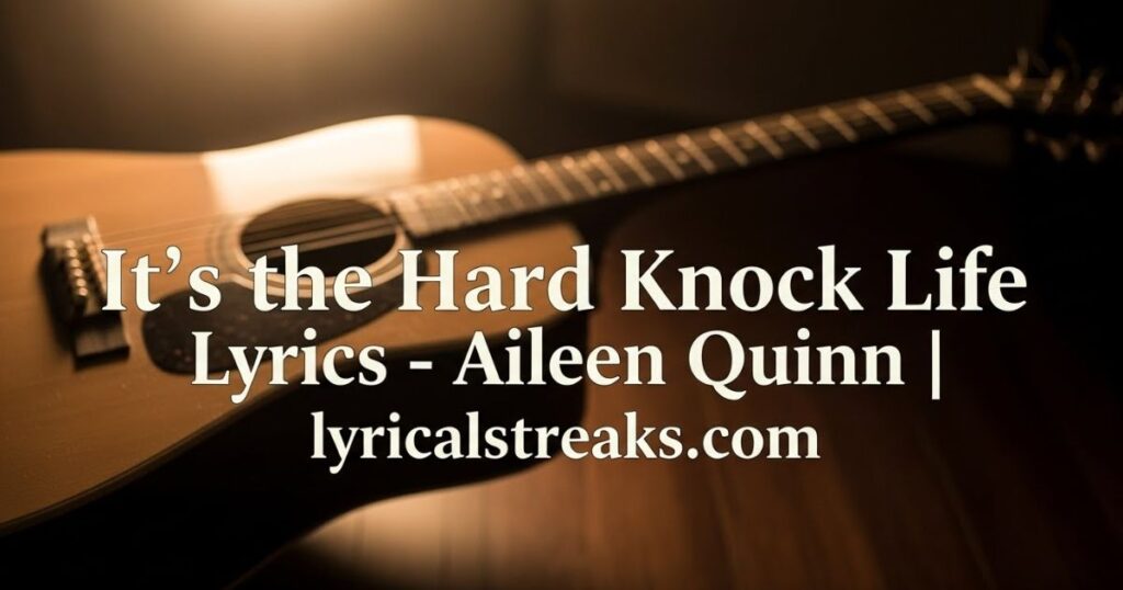 It’s the Hard Knock Life Lyrics – Aileen Quinn | lyricalstreaks.com