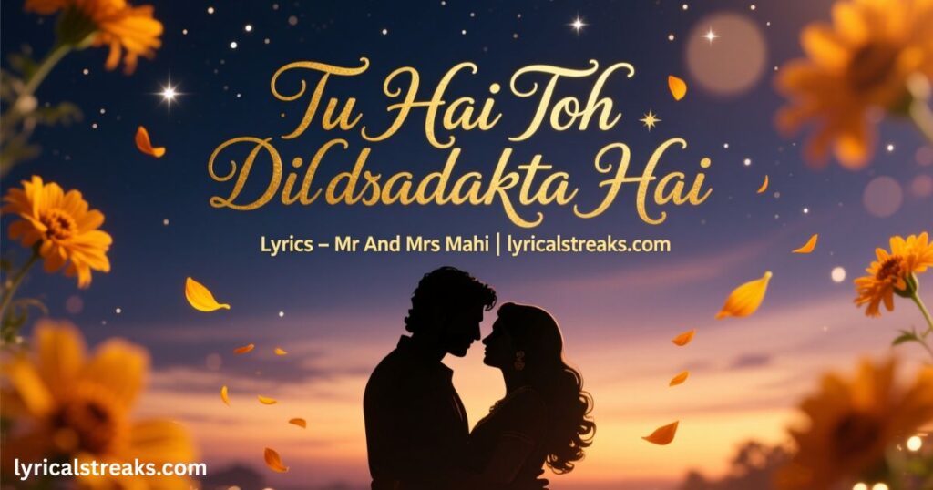 Tu Hai Toh Dil Dhadakta Hai Lyrics – Mr And Mrs Mahi | lyricalstreaks.com